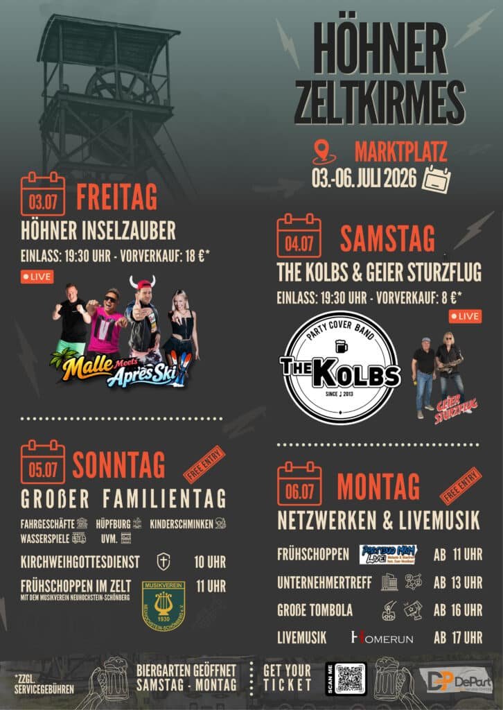 DePart Eventservice | Plakat Höhn 2